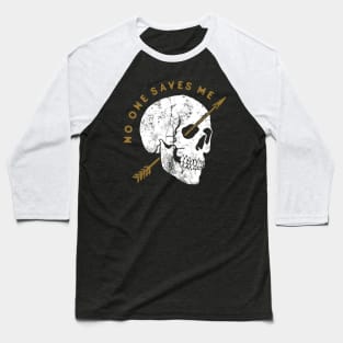 Lone Wolf Skull Skills Baseball T-Shirt